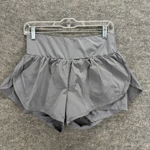 Cadmus Activewear Shorts Girls XL Gray Mid Rise Pull On Athletic Elastic Waist